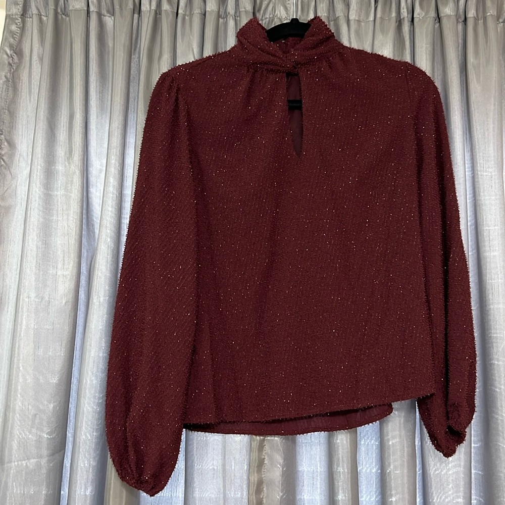 Burgundy Nine West blouse